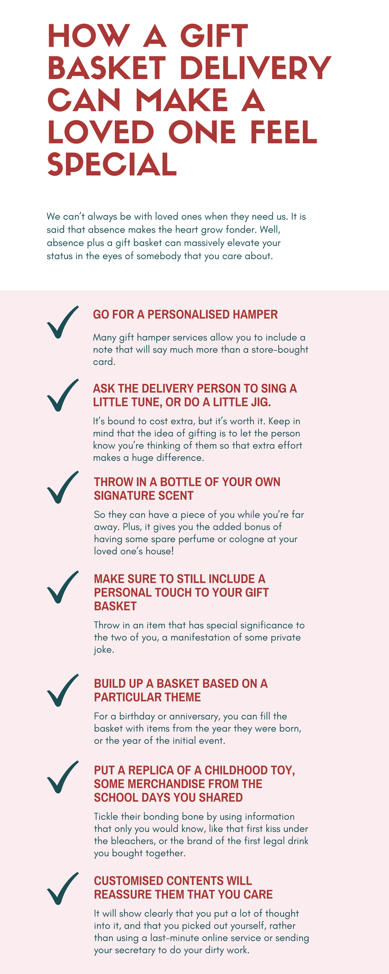 How a gift basket delivery can make a loved one feel special