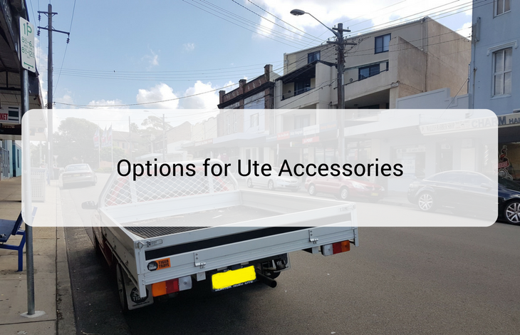 Options for Ute Accessories