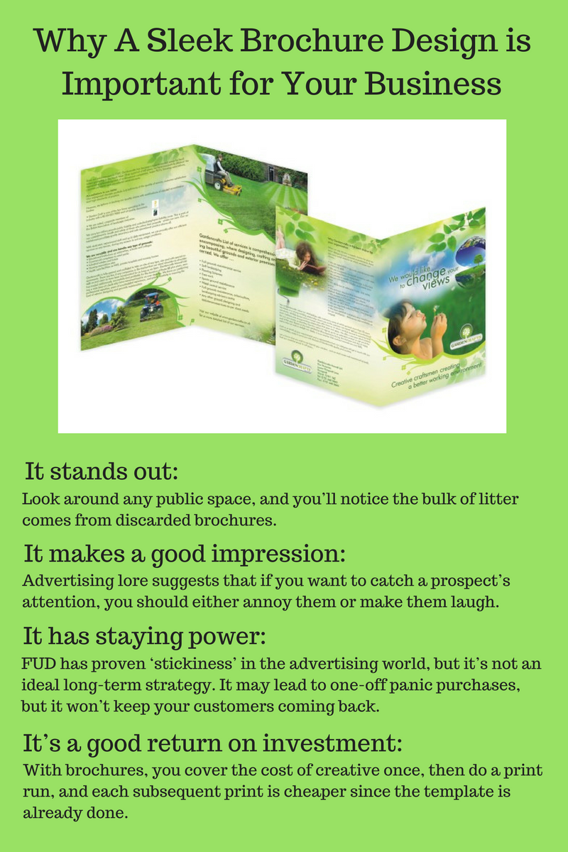 Why A Sleek Brochure Design is Important for Business