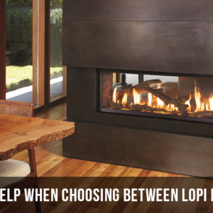 Lopi fireplace